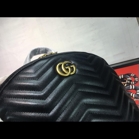 Gucci Mourmont Velvet Backpack - Picture 4 of 5